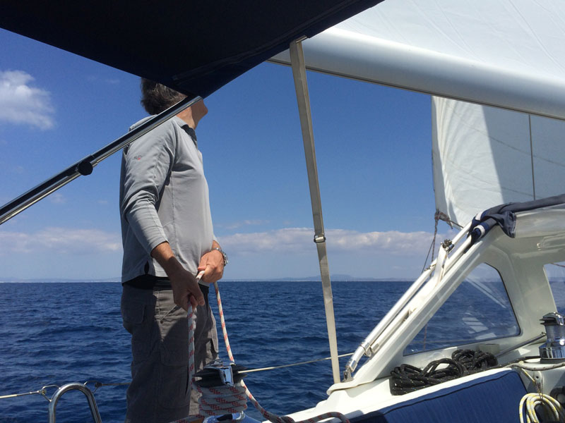 Skippertraining für segelnde Paare